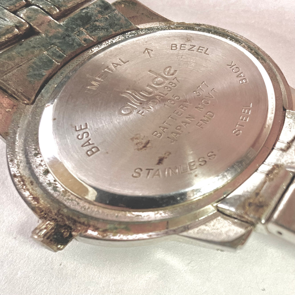 Silver Watch with Crosses (Allude FMDAL 387)